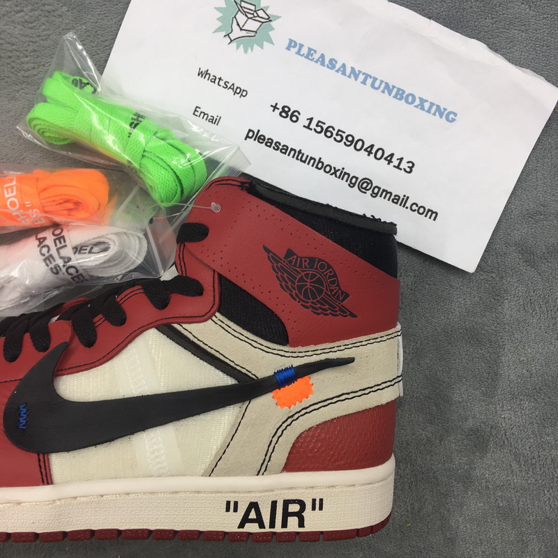 Authentic OFF-WHITE x Air Jordan 1